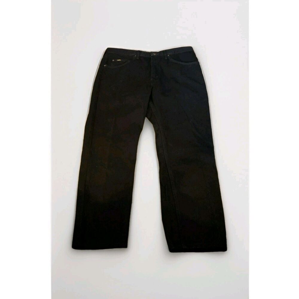 NWT 38X29 Lee Relaxed Fit Straight Leg Jeans Men’s Double Black Western Work